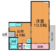 コーポラス桜井の間取り画像
