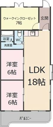 本通マンションの間取り画像