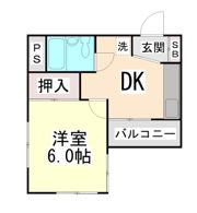 パサージュ北青木の間取り画像