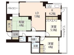 サーパス己斐西町の間取り画像