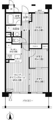 ピエス綱島の間取り画像