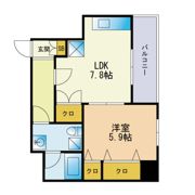 エフパルク県庁前の間取り画像