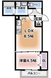 INOVE門真野里Northの間取り画像