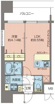 プレジオ城北の間取り画像