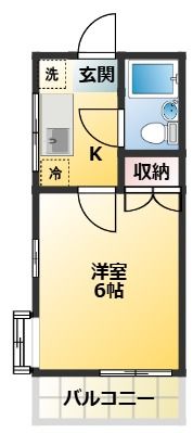 フラワーハイツIの間取り画像