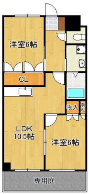 コンフォルテーヴォレIIの間取り画像