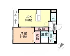 ラピスラズリⅦの間取り画像