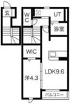 アクティ勧修の間取り画像