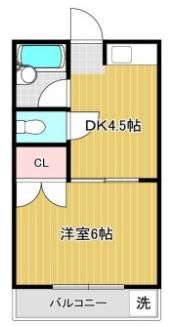 メゾンKの間取り画像