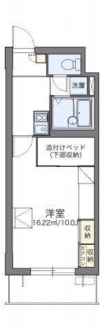 レオパレスパルコートCの間取り画像