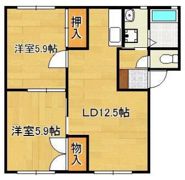 ラフィーネ岩瀬の間取り画像