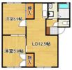 ラフィーネ岩瀬の間取り画像