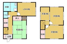 三滝本町戸建の間取り画像