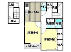 サンハイツ原田の間取り画像