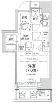 アイルプレミアム本駒込の間取り画像