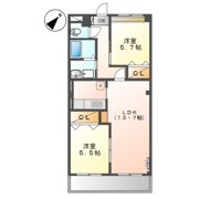 ピーチテラスⅡの間取り画像