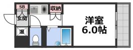 インターナショナル玉造の間取り画像