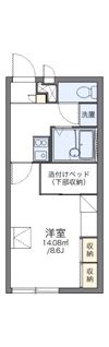 レオパレス戸島Ⅲの間取り画像
