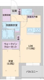 ルーチェ 国立 ノードの間取り画像