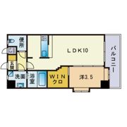 エンクレスト天神3の間取り画像