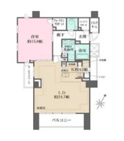 ザ・パークハウス高輪松ヶ丘の間取り画像