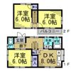 つつじ借家の間取り画像