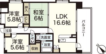 第3ライブ・コーポ辰広の間取り画像