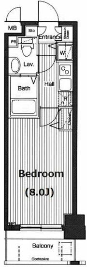 グランド・ガーラ横浜伊勢佐木町の間取り画像