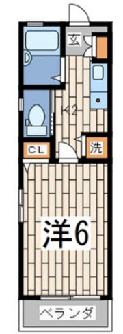 Casa Yokohamabashi（カーサヨコハマバシ）の間取り画像
