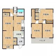 土浦市中戸建の間取り画像