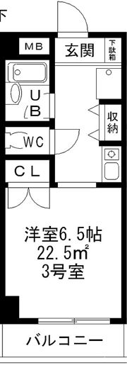 88中之島ウィングの間取り画像