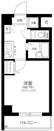 セントパレス南大井の間取り画像