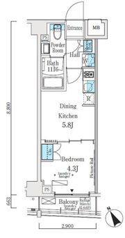 ソラニテ馬込の間取り画像
