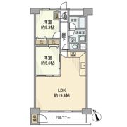市川パークハウスA棟の間取り画像