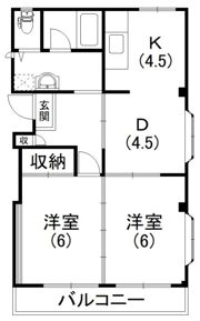 佐鳴台クローバービルの間取り画像