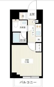 ラヴェニール横浜蒔田の間取り画像