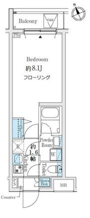 クレアポルテ川口元郷の間取り画像