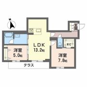アンティーム（Intime）の間取り画像