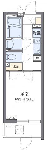 クレイノYK岡村の間取り画像
