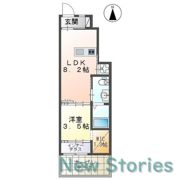 ユニヴァリィⅡ東吉野Bの間取り画像