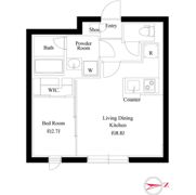 グローリオシェルト神宮前の間取り画像