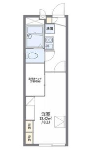 レオパレス倉安川の間取り画像