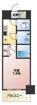 プレサンス新大阪ザ・デイズの間取り画像