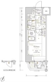 阪東橋KNOTSの間取り画像