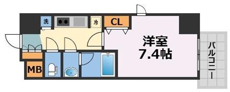 ララプレイス大手通LDの間取り画像