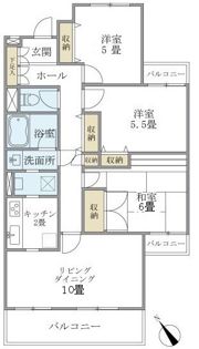 ベル富士見丘の間取り画像
