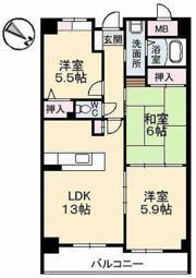 ドゥーミル東原の間取り画像