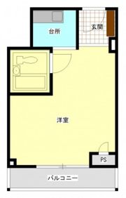チサンマンション岡山の間取り画像