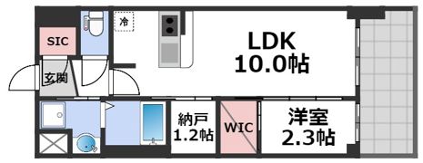 セレニテ本町東リアンの間取り画像