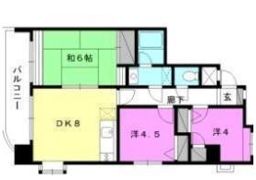 ダイアパレス竹原の間取り画像
